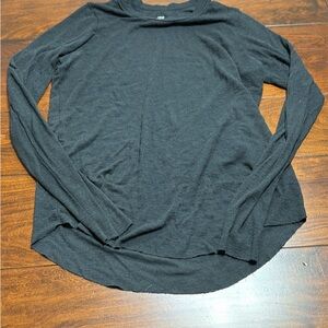 Aerie real soft ribbed black long sleeve